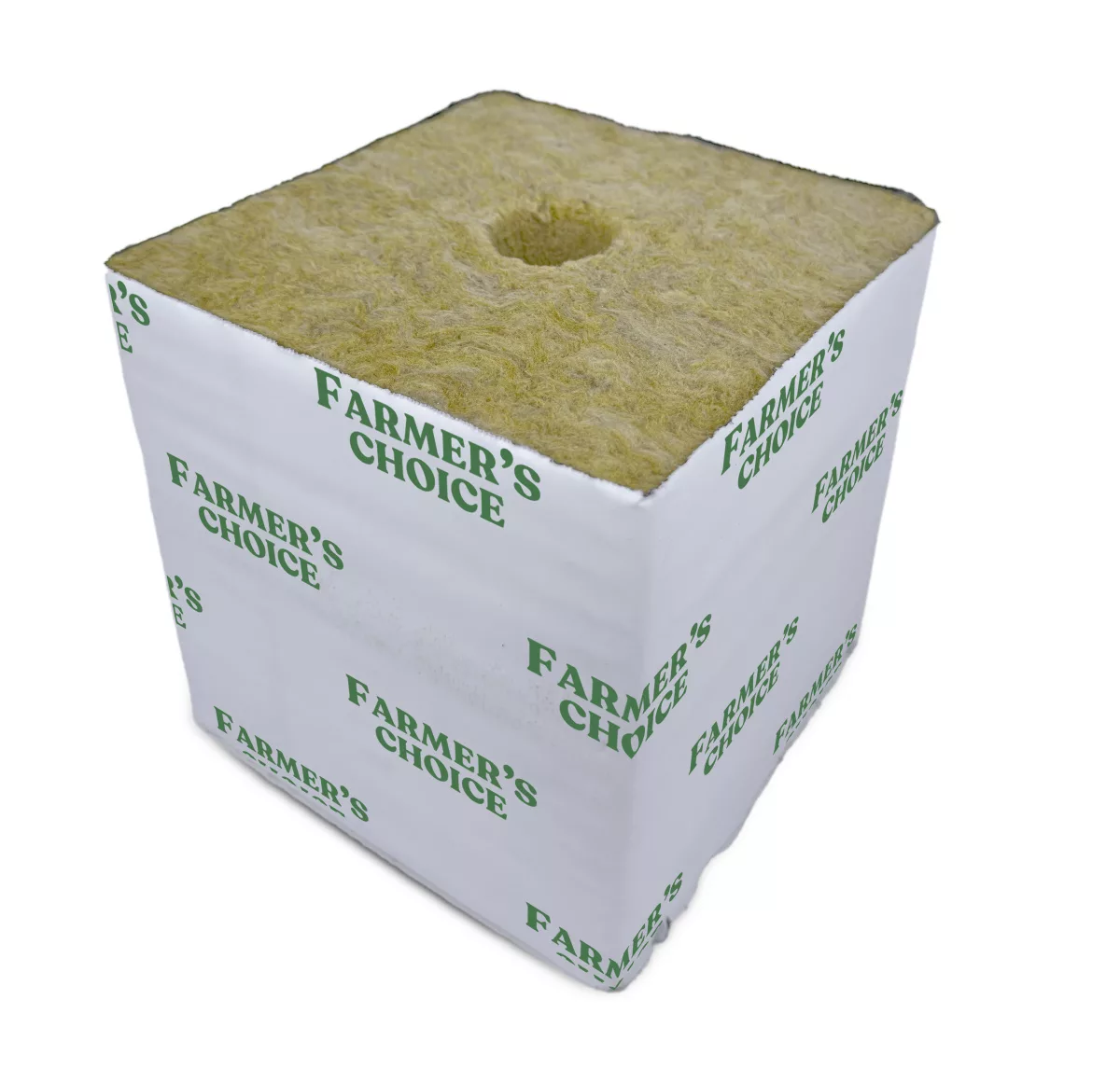 Taco de Lana de Roca 20x20x10 cm – Farmer's Choice