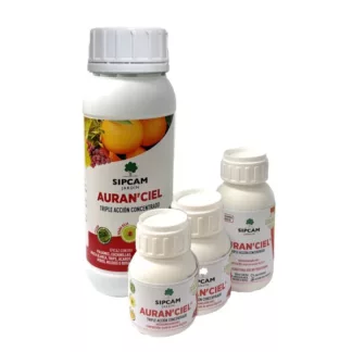 Envase Auran Ciel 50 ml Sipcam Jardin triple accion a base de aceite de naranja