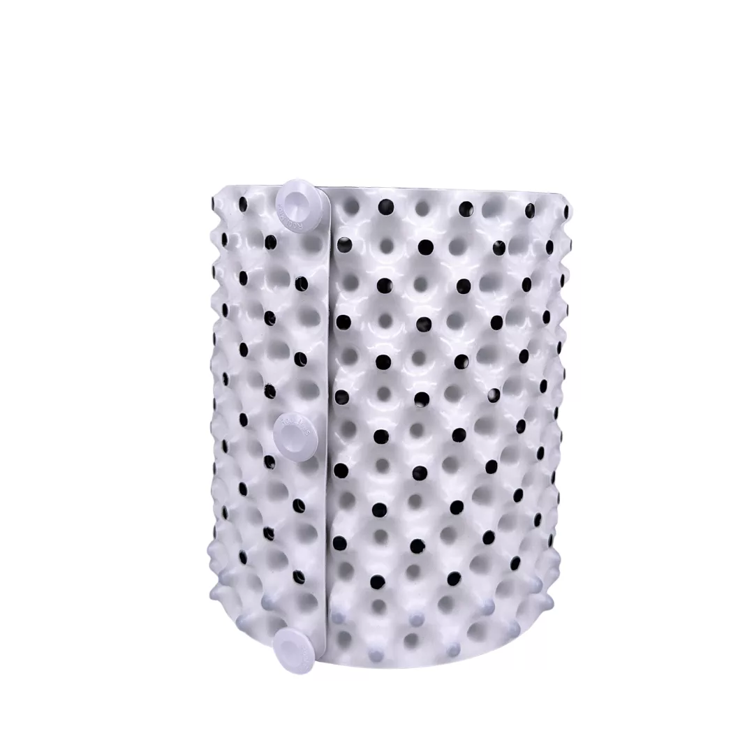 Maceta Redonda White Outside/Black Inside - Imagen 4