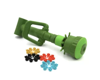 Sistema de tuberías de desconexión rápida con burbujeador de flujo múltiple con forma de T FLORAFLEX®