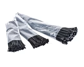 Bridas Negras de Nylon - Accesorios de Sujeción para Conductos