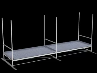 Rack Deslizable con Ruedas Single-tier Track Vdl - Organiza tu Cultivo