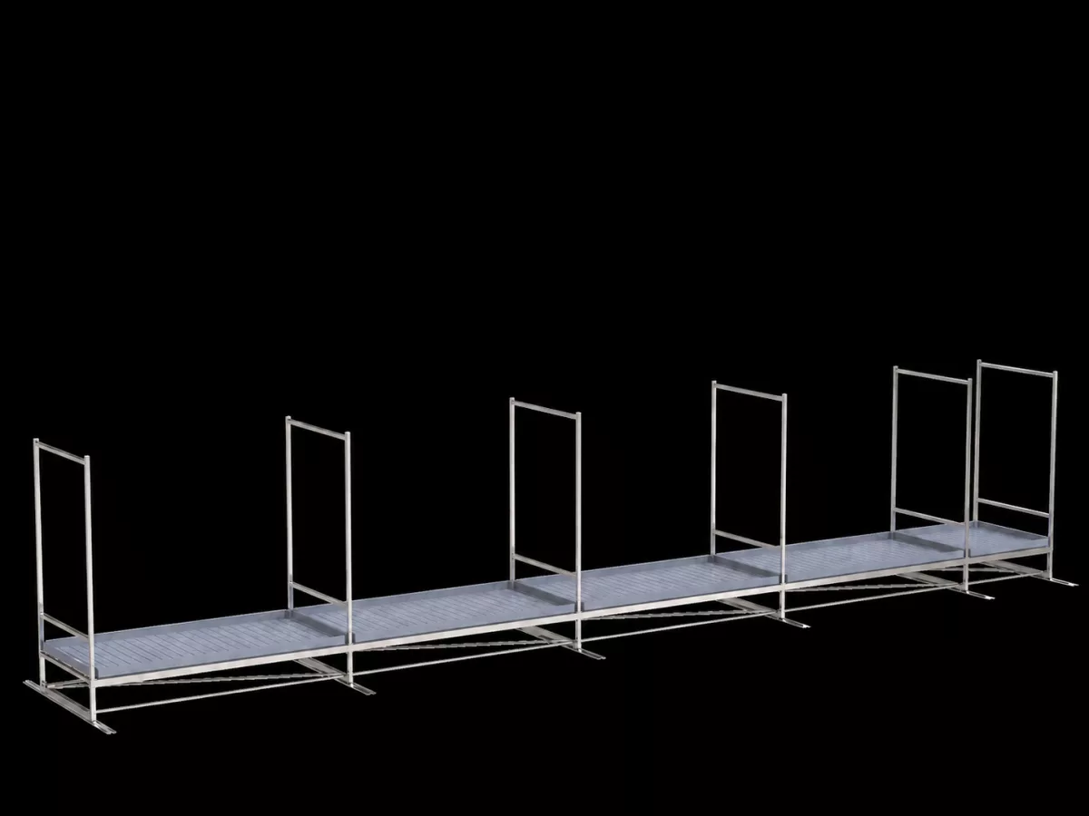 Rack Deslizable con Ruedas Single-tier Track Vdl - Organiza tu Cultivo - Imagen 5