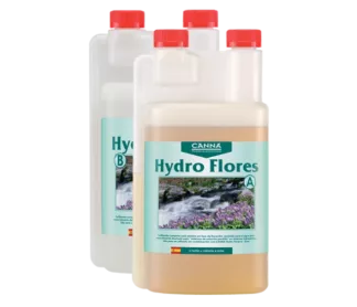 Envase Hydro Flores A agua blanda Canna fertilizante de floracion