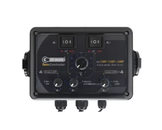 CLI-MATE® Twin Controller 8A (4+4) – Controlador Dual de Temperatura y Ventilación para Invernadero