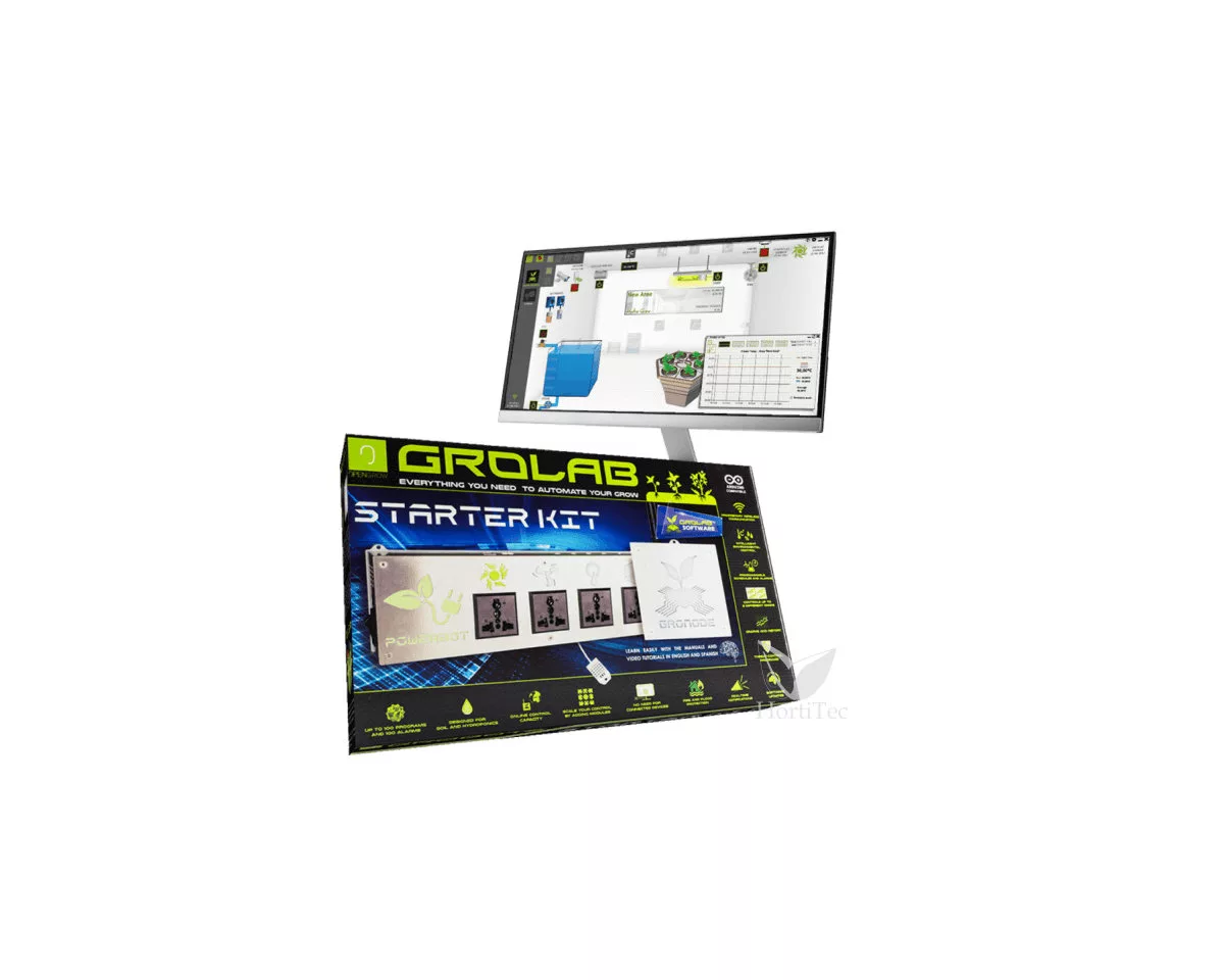 Starter Kit GroLab: Controlador Integral de Cultivos y Automatización