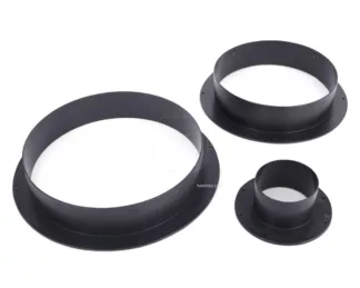 Manguito Corona Plástico 102mm - Accesorio para Fijación de Conductos