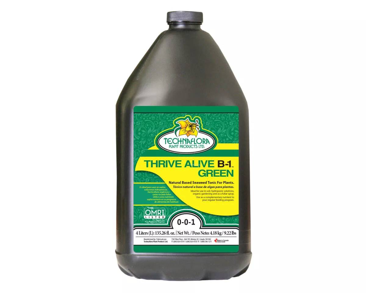 Thrive Alive B1 Green: Nutriente Especializado para Plantas - Imagen 3