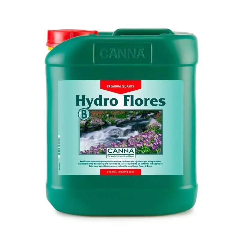 Hydro Flores B Agua Dura Canna - Nutriente Profesional
