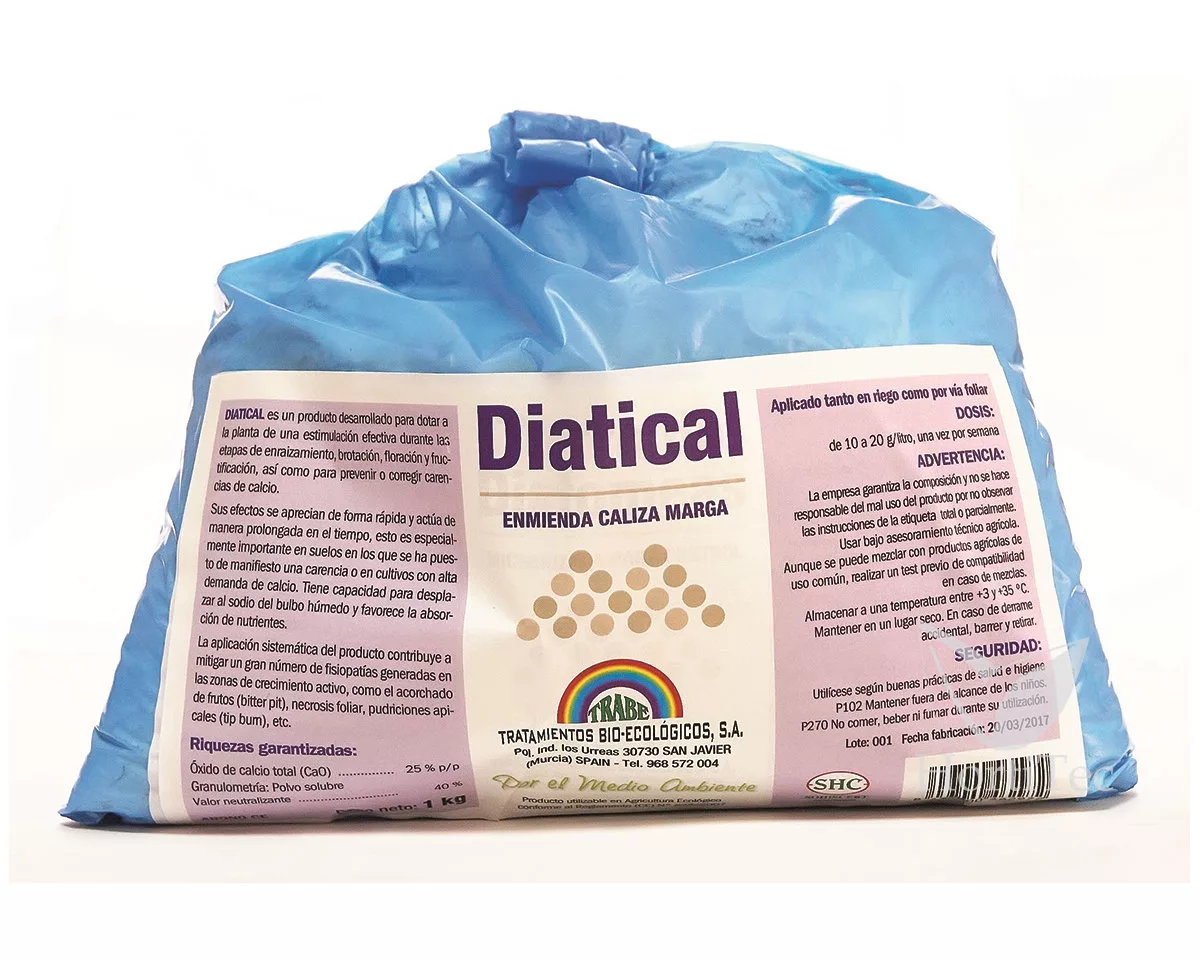 Diatical® Tierra de Diatomeas Trabe - Nutrición Vegetal y Mejora del Suelo