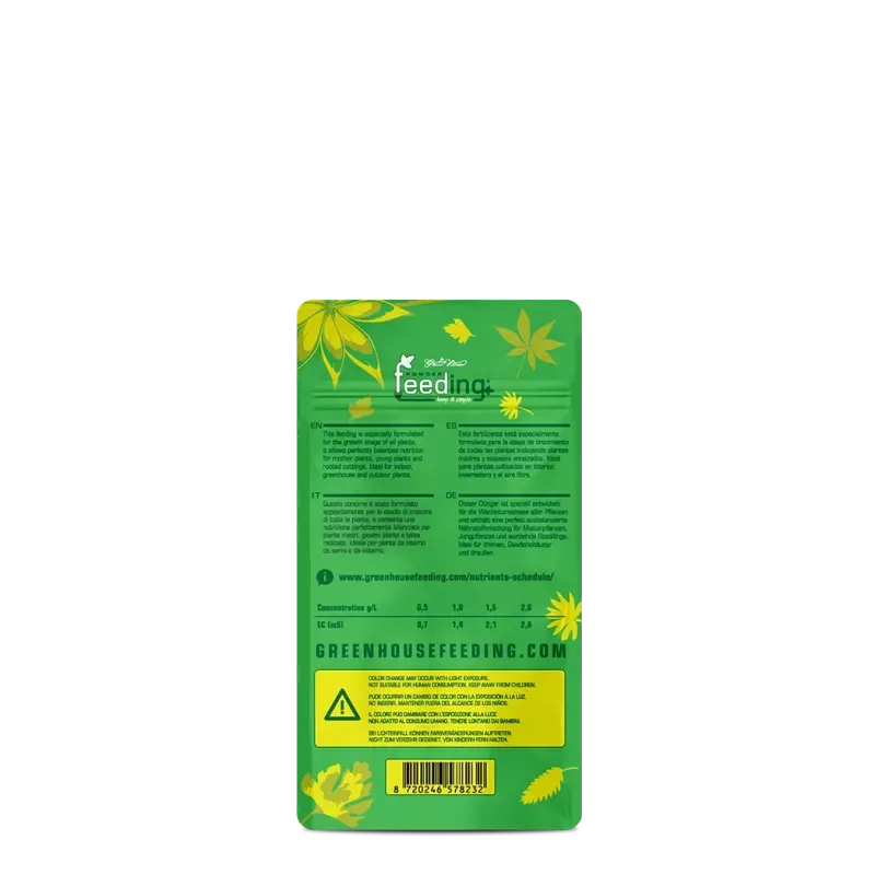 Grow Green House Feeding - Nutriente Especializado para Jardines Verticales - Imagen 5
