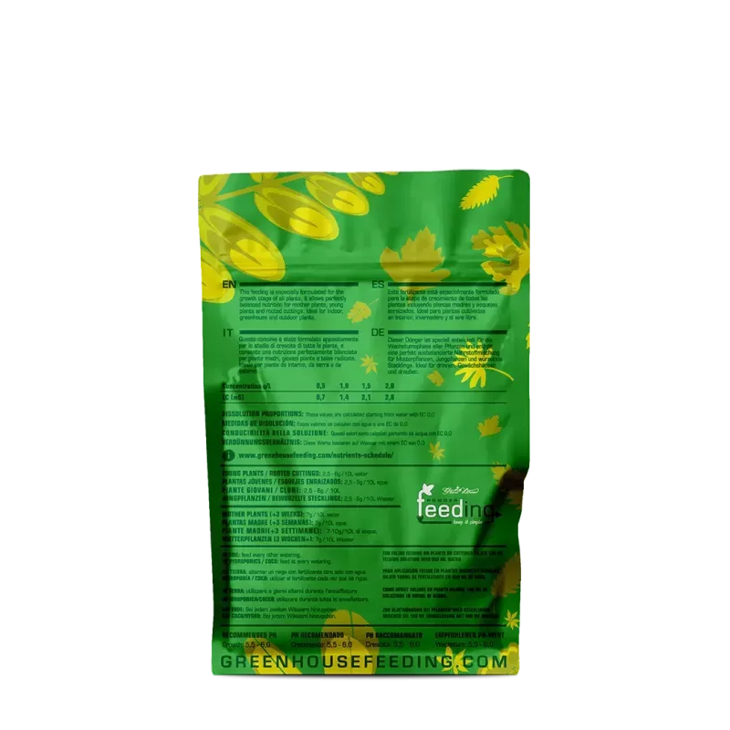 Grow Green House Feeding - Nutriente Especializado para Jardines Verticales - Imagen 7