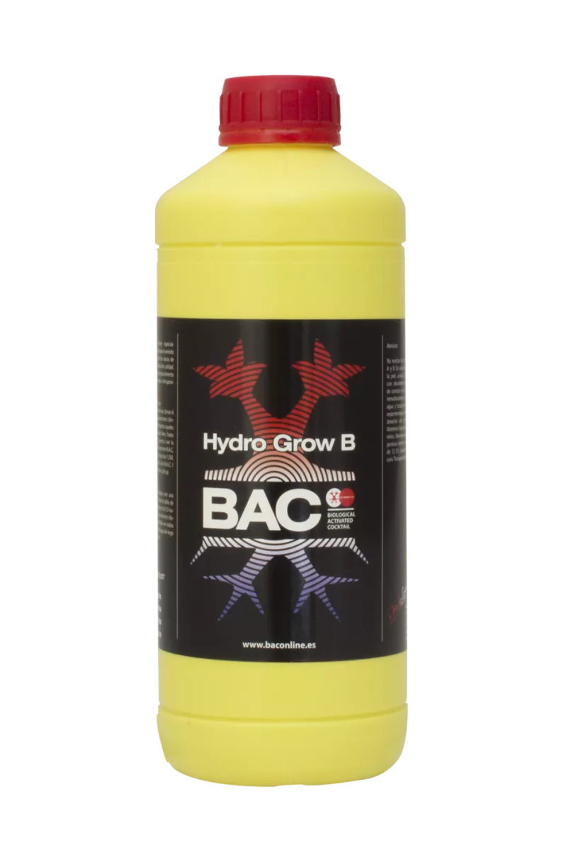 Hydro B BAC - Nutriente Mineral Líquido para Fase Vegetativa