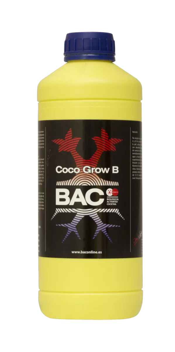 Coco B Grow BAC: Nutrientes concentrados para sustratos de coco