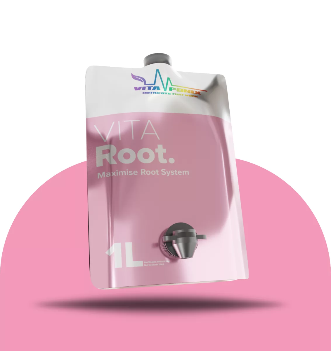 Nutriente Vitaroot 1L Vitaponix para Jardines Verticales