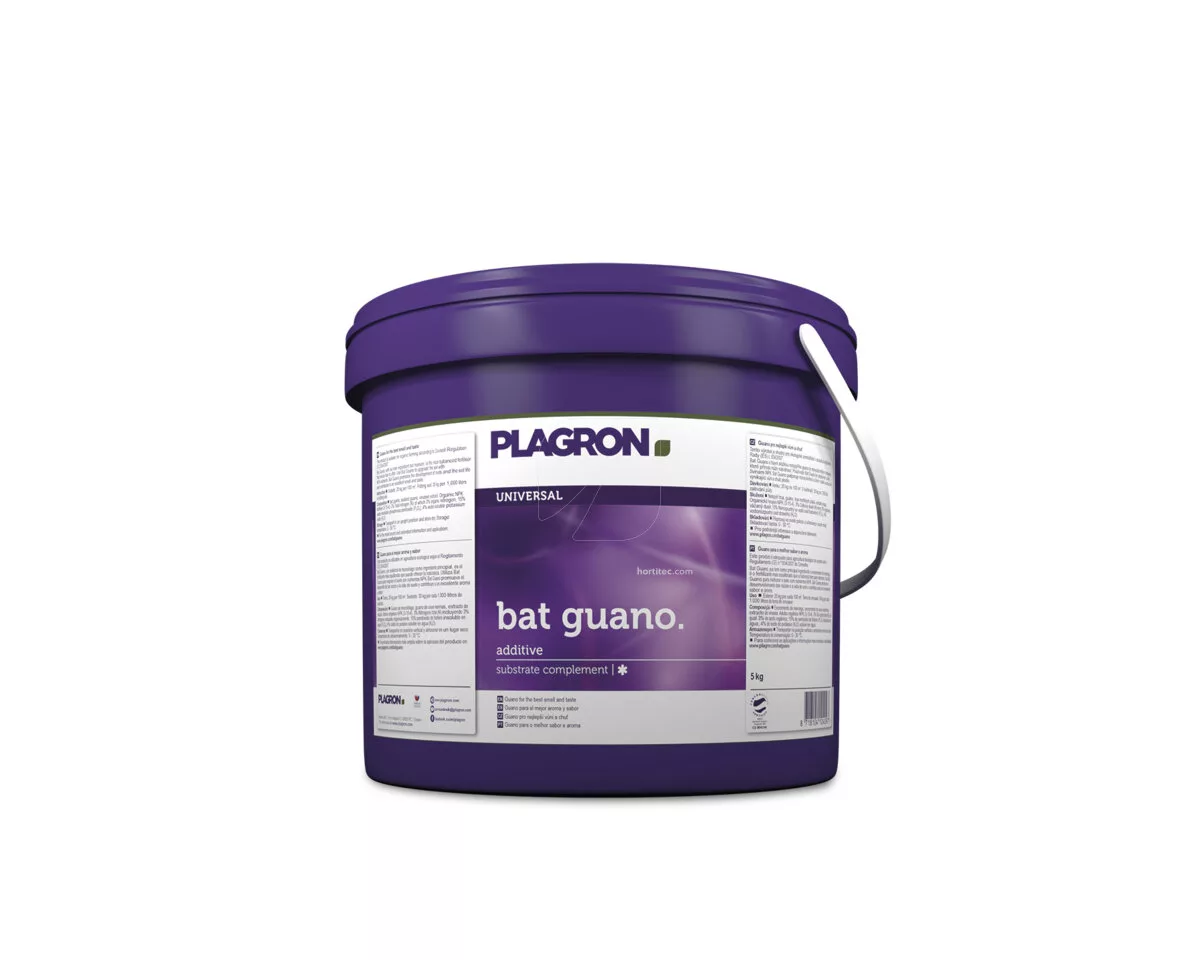 Bat Guano 1L Plagron - Fertilizante Orgánico de Estiércol de Murciélago - Imagen 2
