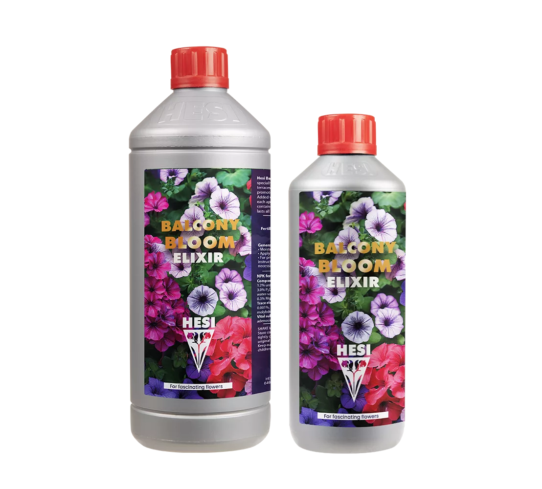Hesi Balcony Bloom Elixir: Fertilizante Líquido Completo para Fase Reproductiva