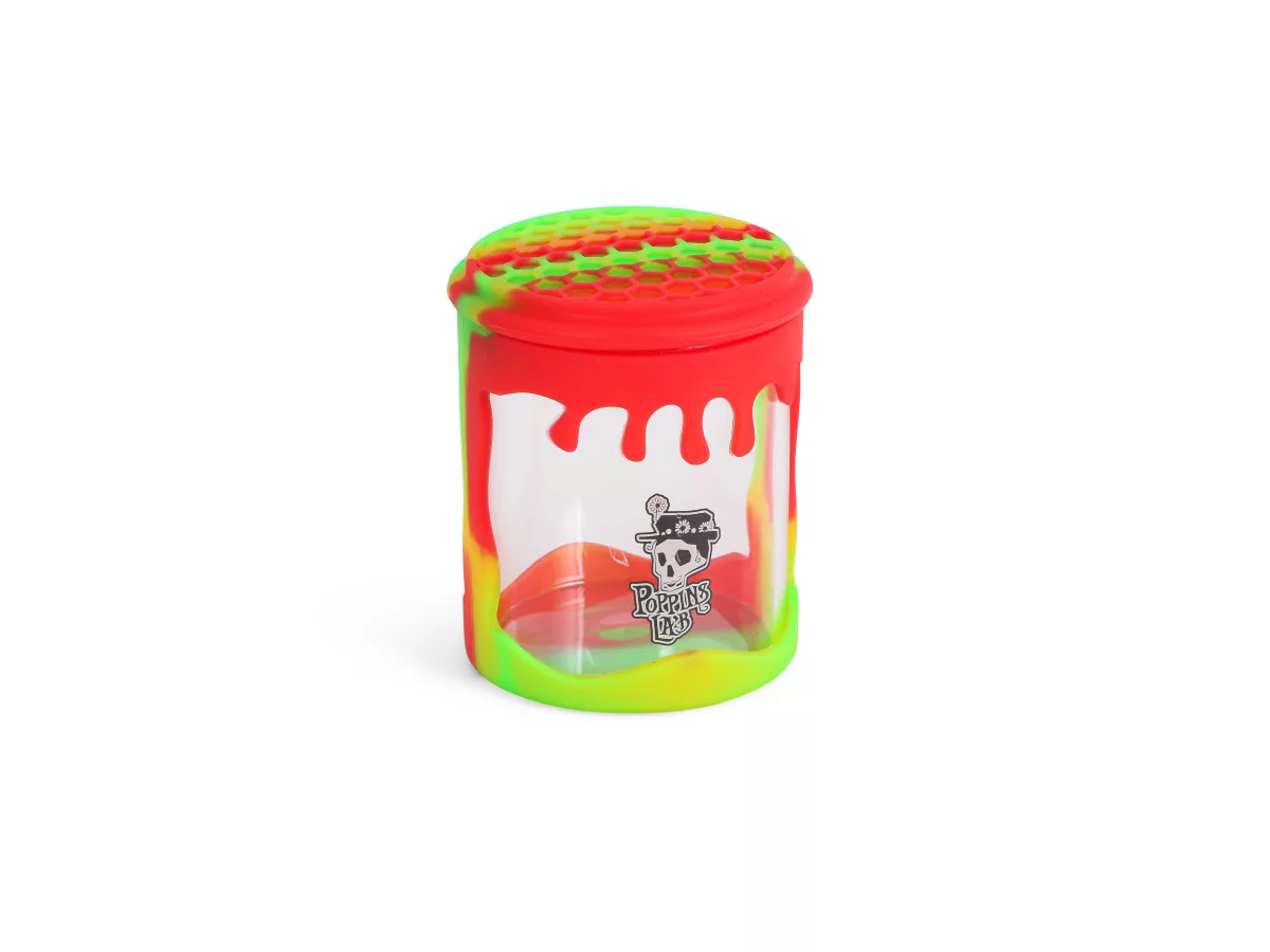 Bote Cristal/Silicona 100ml Poppins Lab