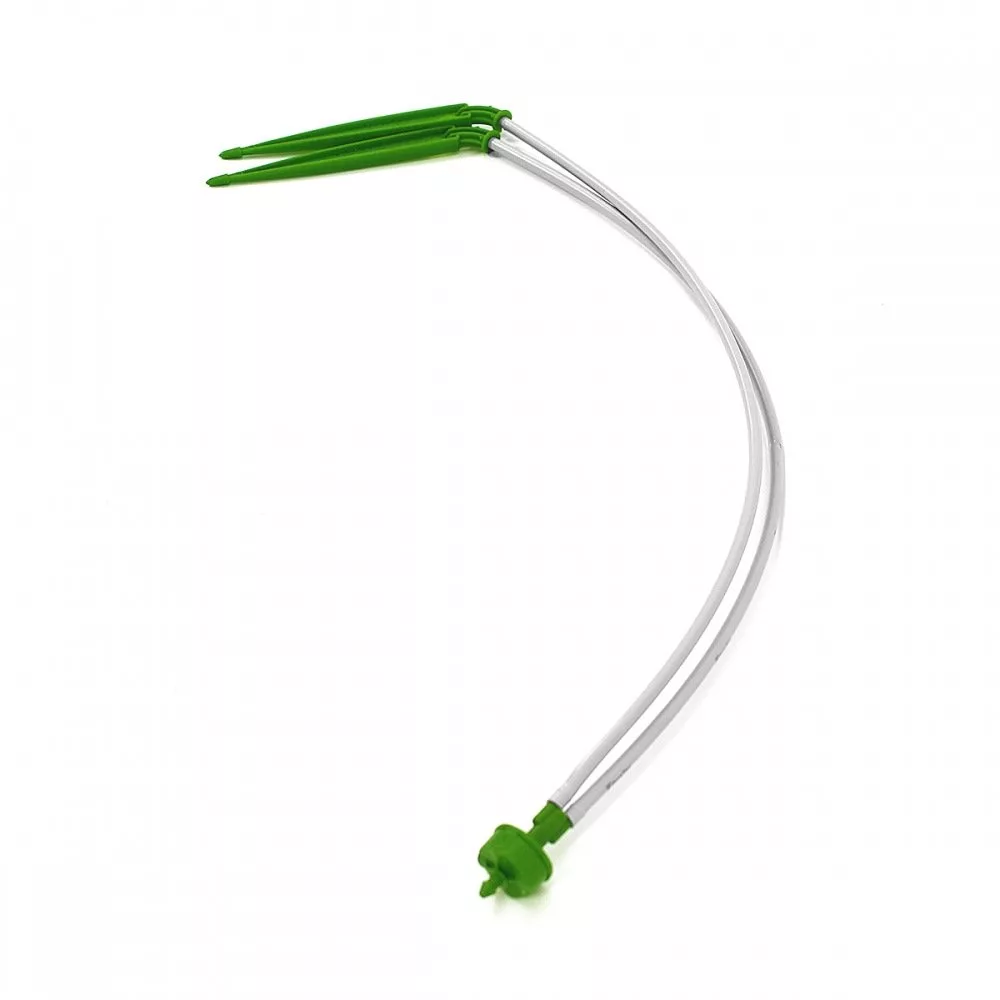 Accesorios Riego Conjunto de microgoteador paralelo 2 vías 0.3 GPH 30″ (20 uds)