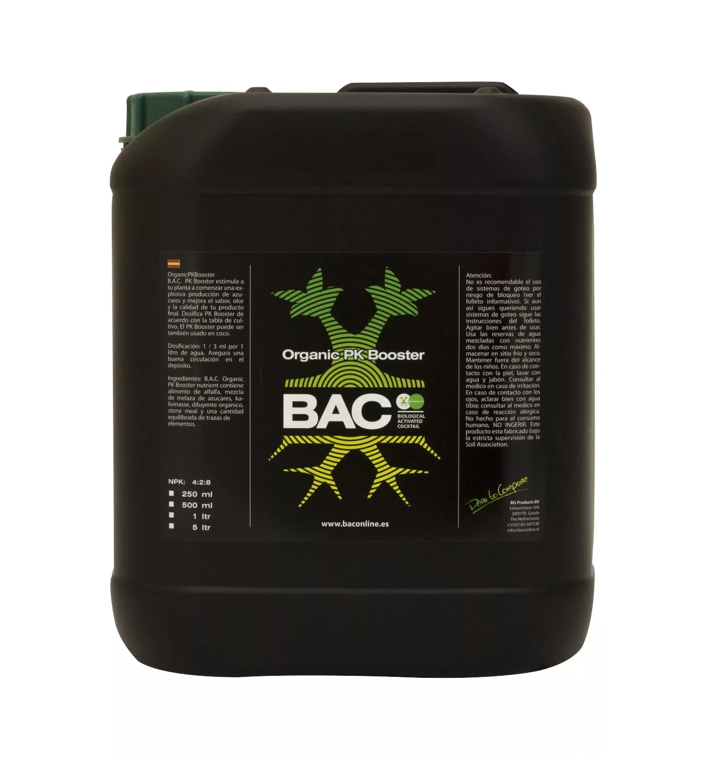 Aditivos Varios, BAC Organic PK Booster BAC