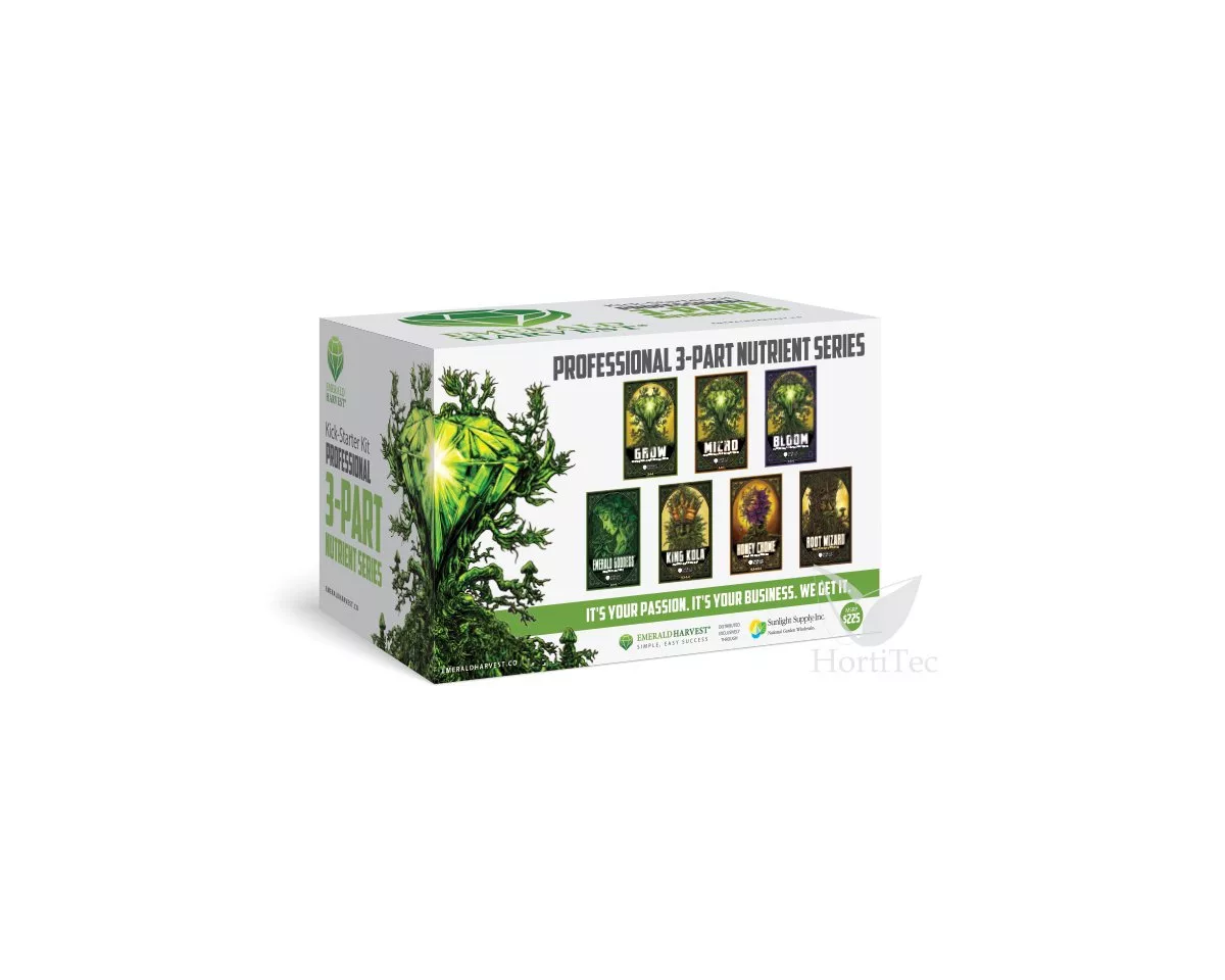 Aditivos Varios, Emerald Harvest Kick-Starter Kit3 Part Base 1 (7u) — vista 2