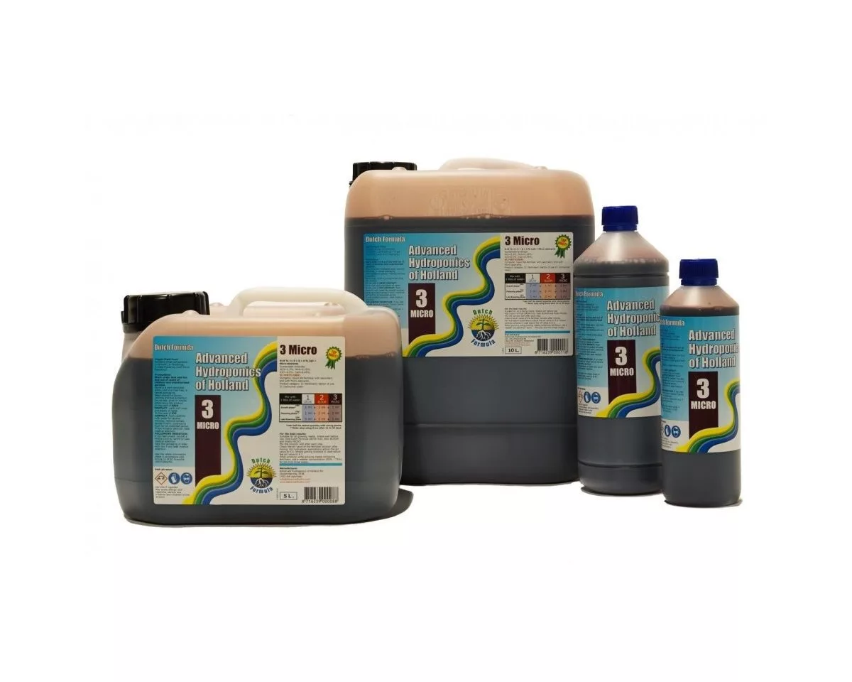 Advance hydroponics of holland, Nutrientes Dutch Formula Micro 3