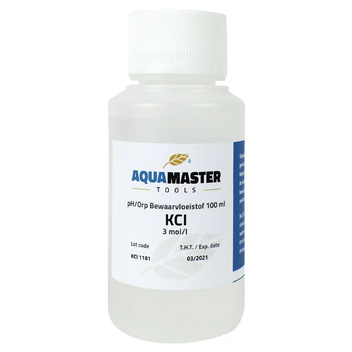 AQUAMASTER Solución almacenamiento KCI 100 ml Aqua Master