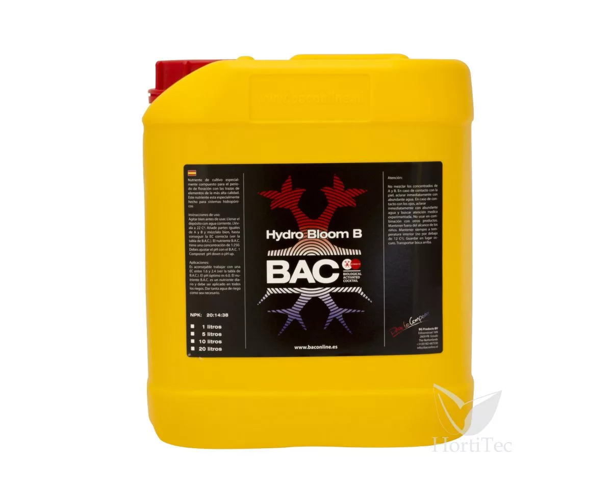 BAC, Nutrientes Hydro bloom A&B BAC — vista 3