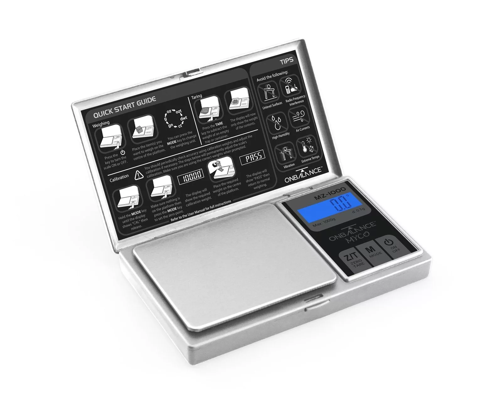 Básculas Báscula MZ-1000 (0,1- 1000 g) — vista 2