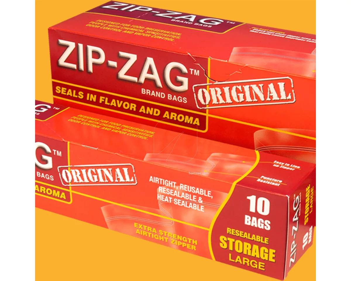 Bolsa Zip Zag Sandwich 25 uds (30 g) - Almacenamiento Hermético