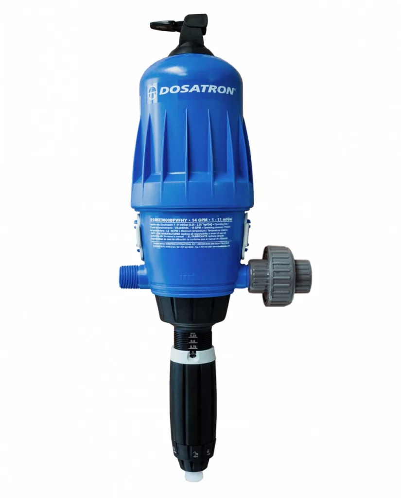 Dosificación Dosatron max 0,03 a 0,3%-1,25 a 11ml/gal D3RE3000BPVFHY — vista 3