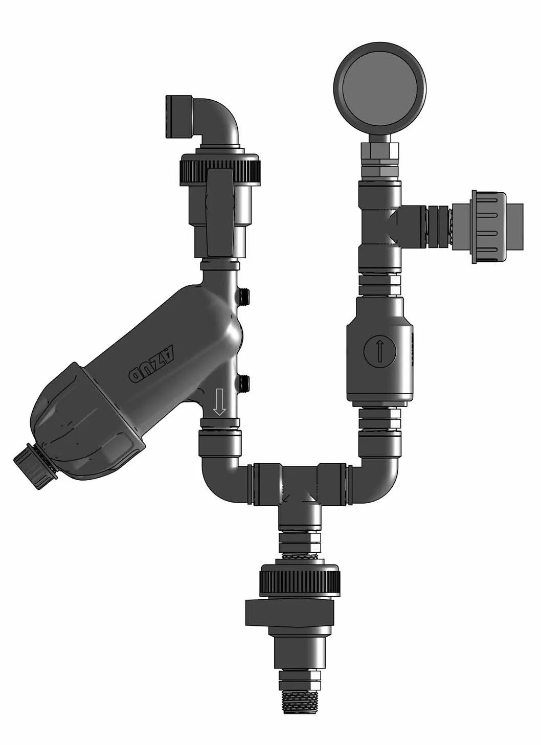 Dosificación Kit inicio para bomba lo-flo 3/4″ (HYKSTART-STD-BSP) Dosatron — vista 2