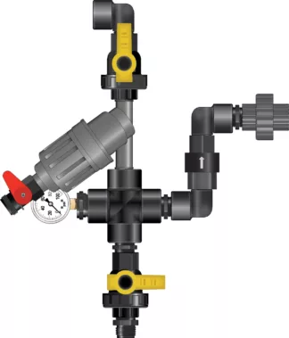 Dosificación Kit inicio para bomba lo-flo 3/4″ (HYKSTART-STD-BSP) Dosatron