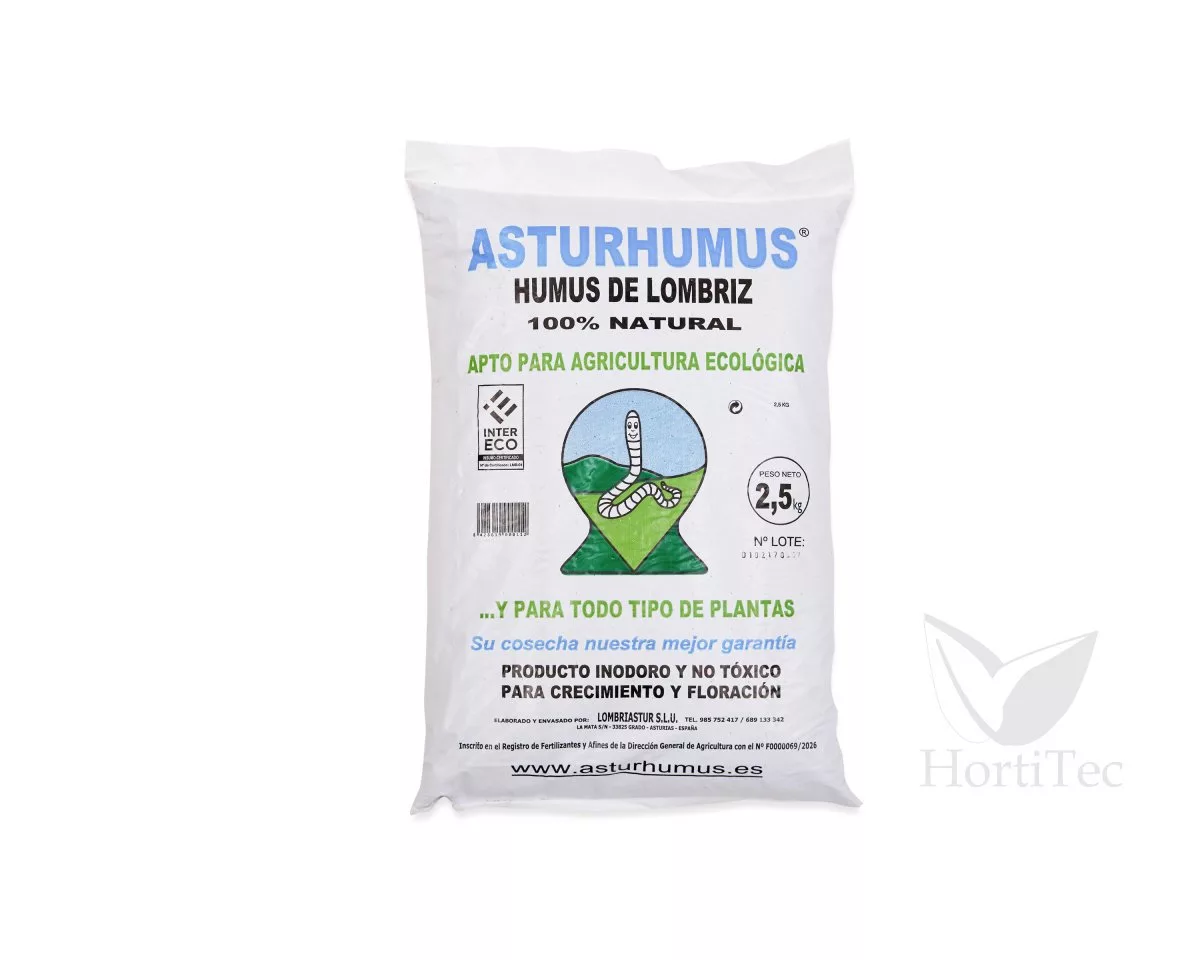 Enmiendas del Suelo Humus de lombriz Asturhumus