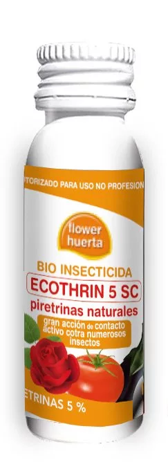 Flower, Insecticidas Biológicos Ecothrin 5 sc 10 cc piretrinas naturales