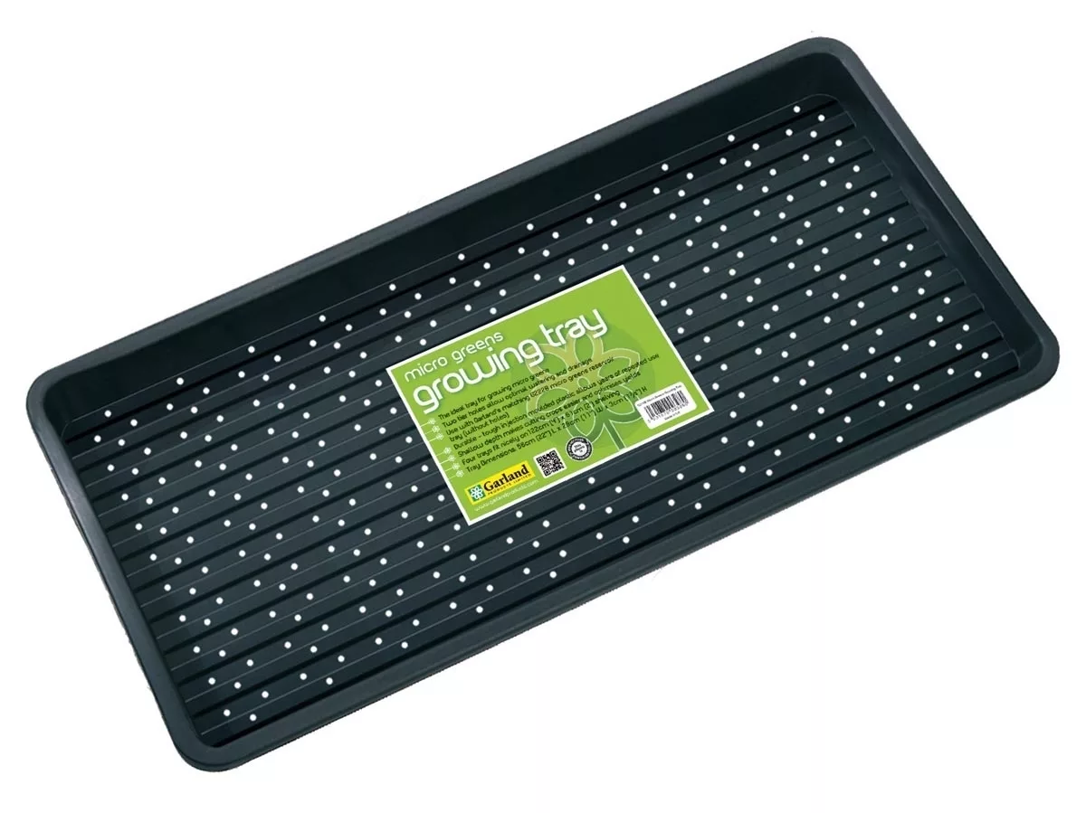 Bandeja Microgreen Double Depth - Formato con y sin Agujeros