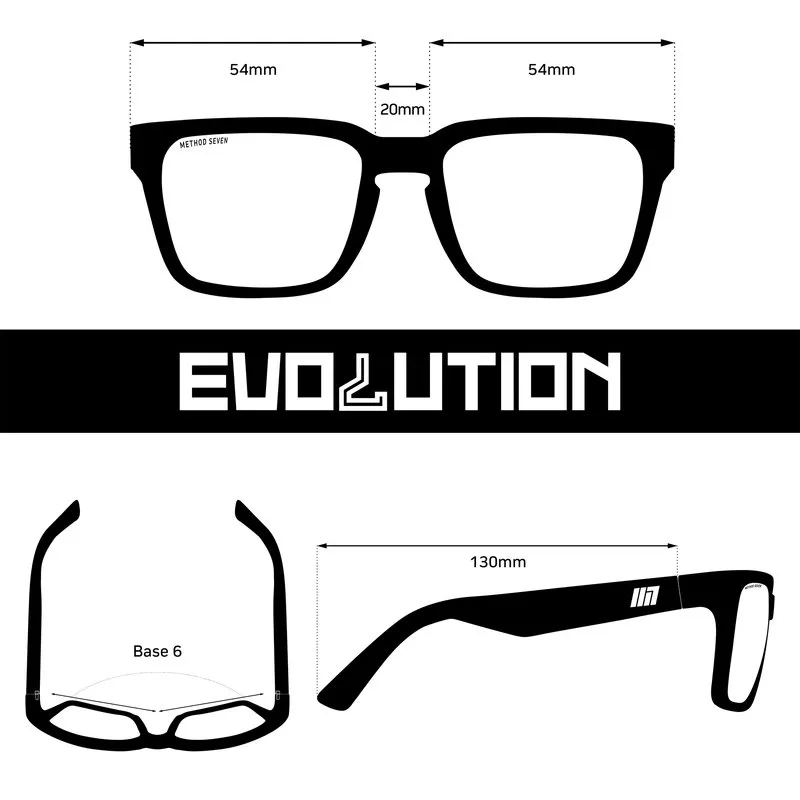 Gafas y Lentes para Invernadero Gafas Evolution FX2 negro mate Method Seven — vista 3