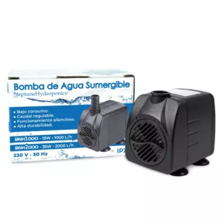 Bomba Sumergible Neptune Hydroponics - Caudales 1000, 2000 y 3000 L/h
