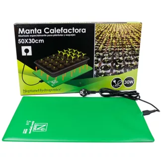 Manta Calefactora 50x30cm 30W - Control Térmico para Sustratos y Macetas