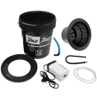 Kit DWC Neptune Hydroponics 25L con Tapa