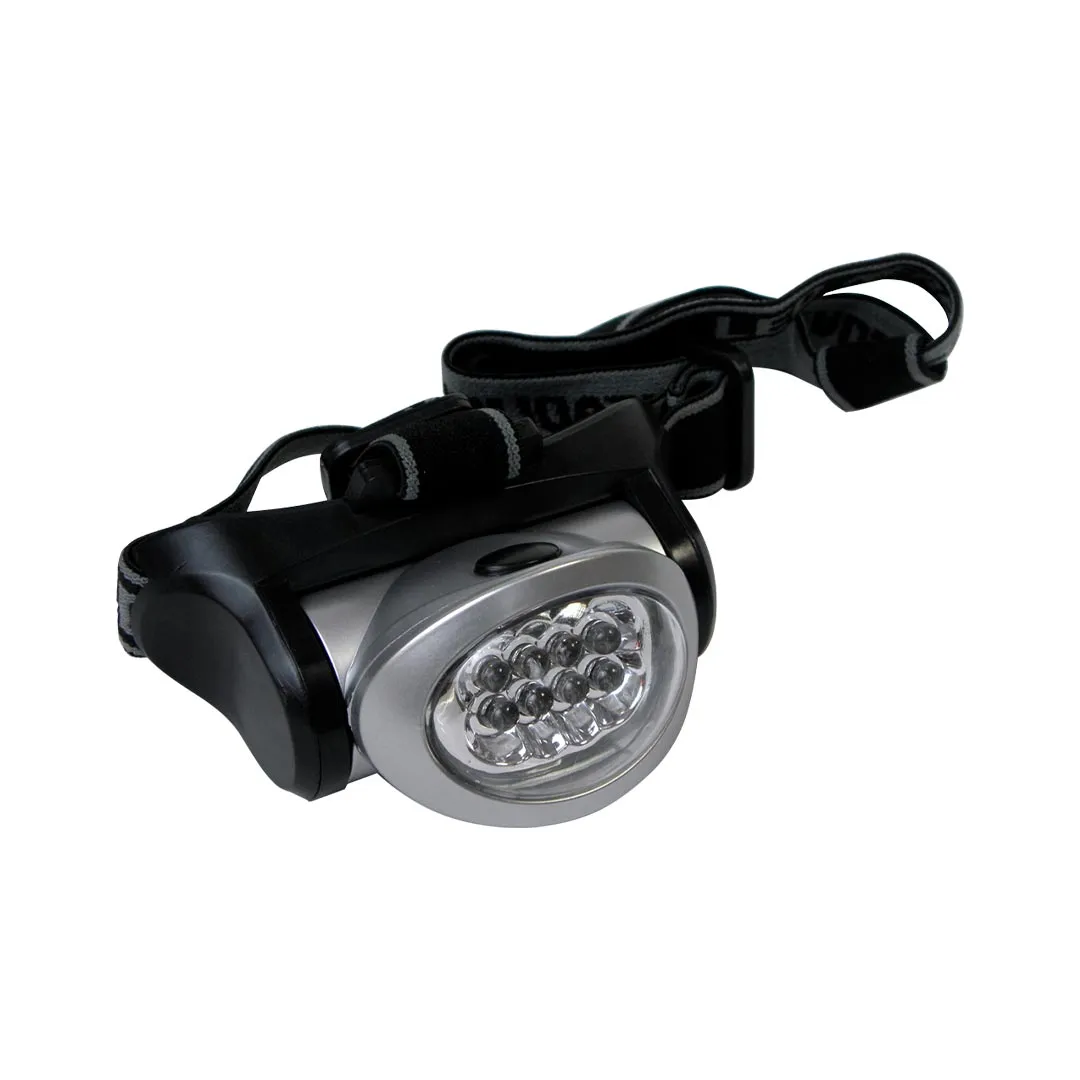 Linterna Frontal LED Verde HortiLight 8 LEDs - Luz Nocturna Jardinería - Imagen 2
