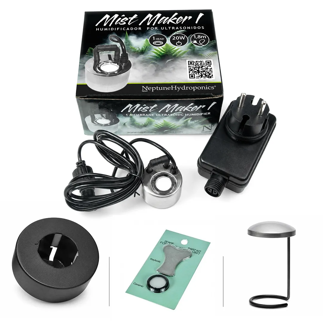 Kit Humidificador Ultrasonidos 1 Membrana Neptune Hydroponics