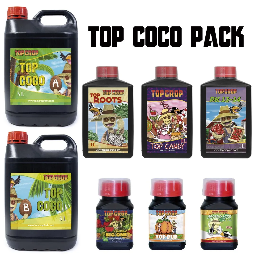 Top Coco Pack - Solución completa de sustratos y nutrición