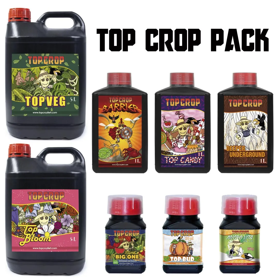 Top Crop Pack - Nutrientes Minerales para Todo Tipo de Cultivo