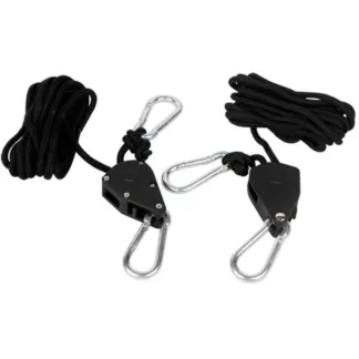 Kit de Poleas con Freno Rope Ratchet 2 uds - Suspensión de Cargas hasta 68 kg