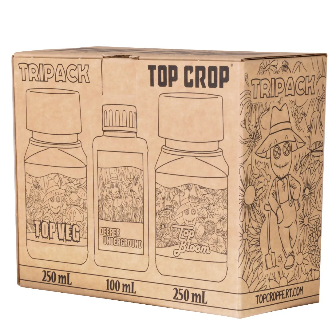 Tripack Top Crop - Kit de Nutrición Vegetal Completa para Todas las Fases - Imagen 2
