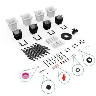 Hidroponía y Tierra Kit Medical 4 Planter 37,85 L (10 gal) The Bucket Company