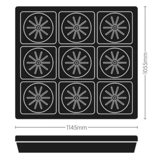Hidroponía y Tierra Modulo Auto9 XL 9 maceta 25 L AutoPot