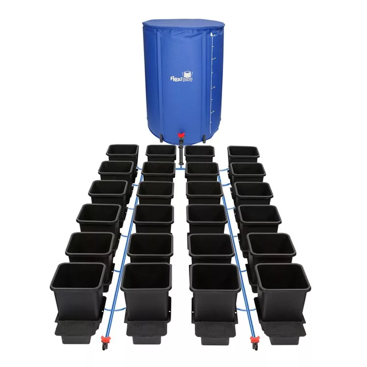 Hidroponía y Tierra Sistema 24Pot System