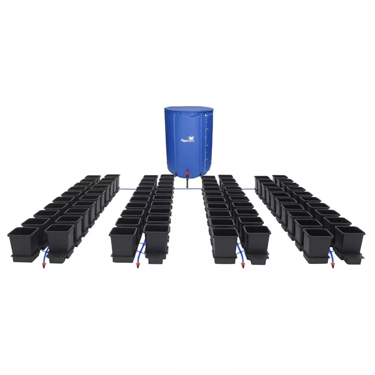 Hidroponía y Tierra Sistema 80 Pot System